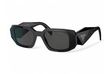 Prada PR 17WS 1AB5S0 Black Sunglasses Grey Lenses NEW picture