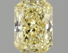 Radiant 1.09 Ct Fancy Intense Yellow VS1 IGI Certified Lab Grown CVD Diamond picture