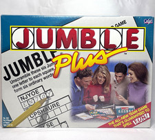 Vtg 1996 Jumble Plus Board Game Cadaco New Factory Sealed Scrambled Word Game picture