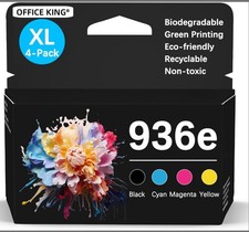 936XL 936e Ink Cartridge Combo Pack For HP OfficeJet Pro 9125e 9120e 9730e 9135e picture