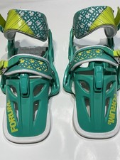 New Forum Recon Snowboard Bindings White Men's M/L - Vintage 2011 2012 READ picture