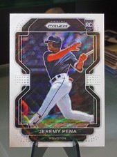 2022 Panini Prizm White Wave Jeremy Pena Rookie Card  picture