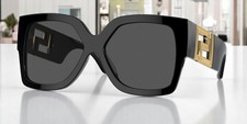 VERSACE VE4402 GB1 87 Black Dark Grey 59 mm Women's Sunglasses picture