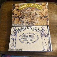 Armies in Plastic 1/32 #5512 Royal Navy & #5509 US Army Boxer Rebellion Figuresu picture