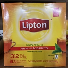 Lipton Black Tea Bags, 312 Count (3 Cartons of 104) picture