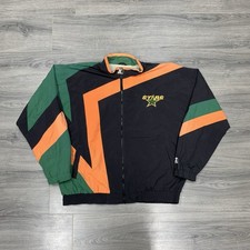 Vintage 1990S Starter Dallas Stars Jacket XL Rare Men’s Windbreaker Black Orange picture