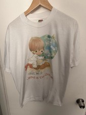 vintage 1995 Jesus is the answer Precious Moments t-shirt picture