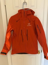Arcteryx Alpha SV Orange Ski Waterproof Jacket Mens Size Medium G2U picture
