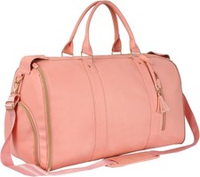 Luhxe Travel Convertible Carry On Garment Bag 2.0 with Shoe Pouch Rose picture
