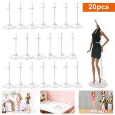 20 Sets Transparent Doll Display Holder for 11''-13'' Dolls Model Support Stand picture
