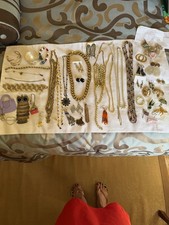 Jewelry Mixed Vintage To modern Lot Some Signed And Bag charms 3 lbs picture