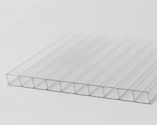 6x8 8mm Twin Wall Greenhouse Panels - Polycarbonate Sheets, Clear, Light Weight picture