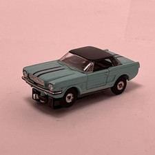 Aurora Thunderjet Tjet 65 MUSTANG HARDTOP - Turquoise HO Slot Car picture