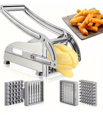 Heavy Duty Stainless Steel French Fry Cutter with Suction Feet for Potatoes US picture