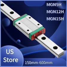 1/2/4PCS MGN9H MGN12H MGN15H 150MM-600MM Miniature Linear Rail+Block 3D Printer picture