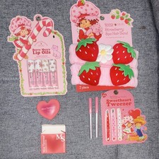 CELAVI Strawberry Shortcake Berry Merry Lip Oils Hair Band Tweezer picture