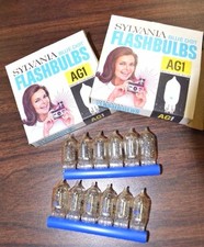 12-PK AG-1 AG1 FLASH BULBS NEW Vintage FABULOUS NEW KenRad 348979 picture
