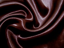 5  Yards-Awesome Designer DARK CHOCOLATE BROWN Crepe back Charmeuse SATIN Fabric picture