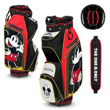New Team Effort Golf Mickey Mouse Bucket III Cooler Cart Bag Black/Red/White picture