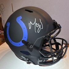 Marvin Harrison Sr Indianapolis Colts F/S Riddell Speed Eclipse Auto Helmet~JSA picture