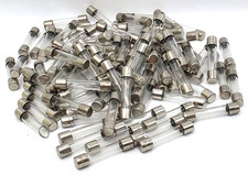 Lot of 100 Littelfuse 3AG 1A 250V 1 Amp Fast Acting 1/4