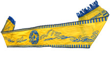 90'S MACCABI VISA TEL AVIV VINTAGE SCARF FOOTBALL SOCCER ISRAEL מכבי תל אביב picture