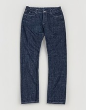 James Perse 5-Pocket Jeans Japanese Selvedge Denim Mens Size 33x34 Dark Blue picture
