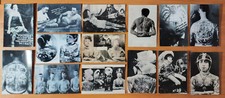 14 Vintage Percy Waters Traditional Tattoo Artist Sailors B&W Photos Post Cards picture
