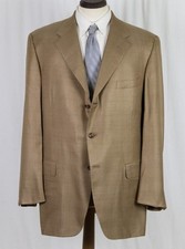 Minty Custom Oxxford Clothes South Hampton Summer 100% Silk Blazer Jacket 44 L picture