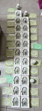 Franklin Mint Gloria Concept Porcelain Spice Jar Set of 23 White Gold 1985. picture