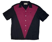 Vintage DaVinci California Charlie Sheen Bowling Shirt XL Retro 50s Rockabilly picture