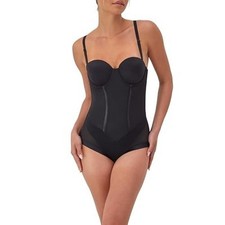 Maidenform Womens Easy up Bodyshaper with Built in Bra Black 40C picture