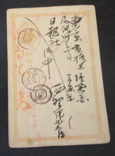 Lot of 2 Circa 1890's Imperial China Postal Cards-1 used and 1 unused. picture