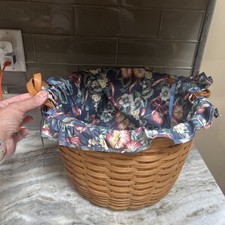 VTG  Longaberger Corn 1/2 Bushel Basket 9
