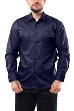 Men's Long Sleeve Durable Work and Casual Shirts picture