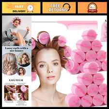 Jumbo Foam Hair Rollers - Soft Sleeping Curlers for Curvy Wavy Hairstyles picture
