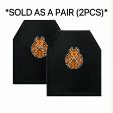 IRON ARMADILLO® Level IIIA Soft Body Armor Plate Multi Size stop 9MM .44MAG PAIR picture