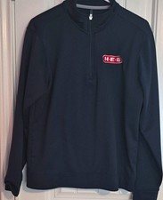 Rare Vintage H-E-B Grocery Texas Workwear Quarter Zip Pullover Sweatshirt picture