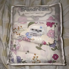 Brandream Watercolor Floral Wildflower Bedding Duvet Set - King Size - 3 Pcs NEW picture