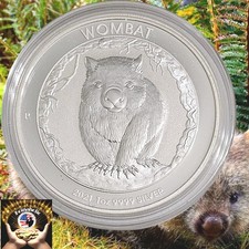 2021 P Australia Wombat 1 oz .9999 Silver BU in Capsule Perth Mint, Fast 🚢  picture