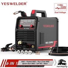 YESWELDER 250A MIG Welder 6-in-1 110V/220V Digital Display Synergic Pulse MIG picture