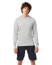Champion CC8C Adult Taped Crewneck Long Sleeve C Logo Stylish Plain T-Shirt picture