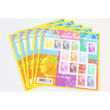 LOT OF 5 BLOCKS NO. F4409 THE COLORS OF MARIANNE MINT STAMPS** FACE VALUE... picture