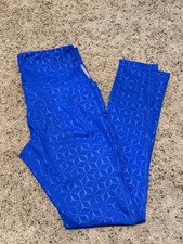 Xersion Women’s Workout Athletic Leggings Size Medium Color Royal Blue picture