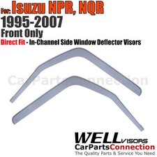 Wellvisors In-Channel Window Visors Deflectors 2Pcs For Isuzu NPR NQR 1995-2007 picture
