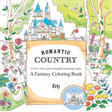 Romantic Country: a Fantasy Coloring Book picture