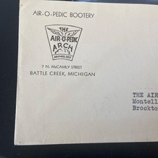 1936 Ad Cover / Rail Postage;  The Air-O-Pedic Bootery via Buff. & Chi. TR40, VF picture