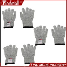 Findmall 3 Pair Cut Resistant Gloves For Oyster Shucking, Meat Cutting (Small) picture