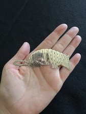 Vintage Taxco Mexico Sterling Silver Large Armadillo Brooch TR-59 picture