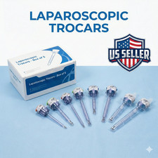 Laparoscopic Trocar - Bladed Tip Auto Locking Trocar 5mm 10mm - Full Detachable picture